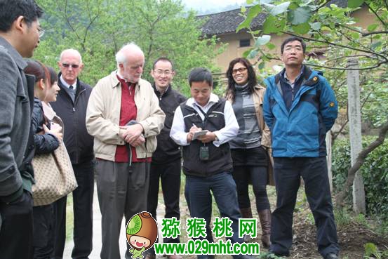 吴金虎 新西兰PG国际猕猴桃专家罗丝•弗格森、凯文·帕特森、吴金虎一行考察贵州大方并做学术报告